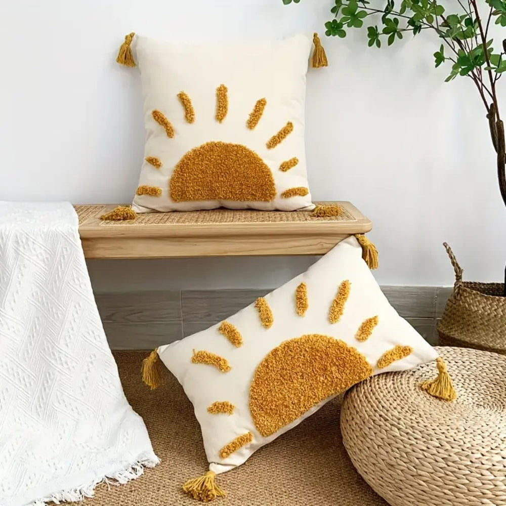Housse de coussin boho Sunrise Bliss