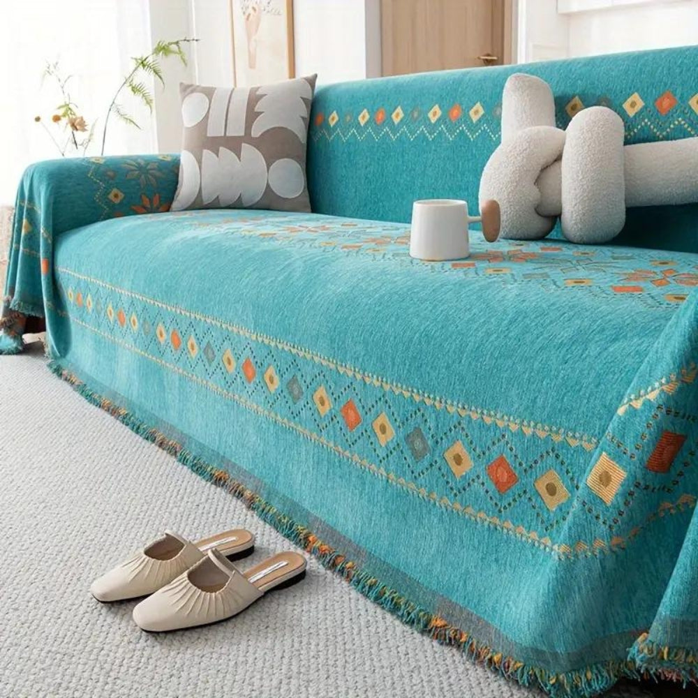 Housse de canapé boho élégante