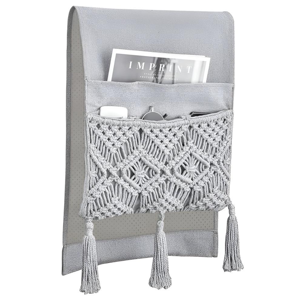 Panier de rangement boho fait main