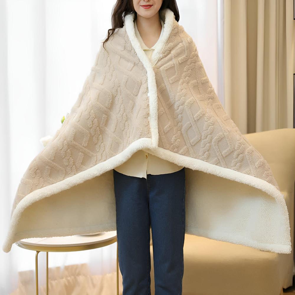Plaid cape moelleux