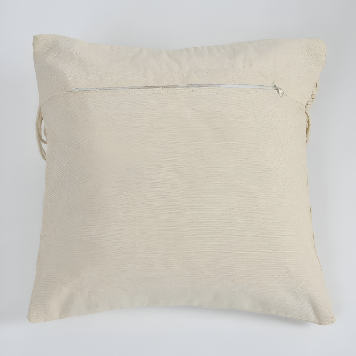 Housse de coussin en macramé vintage