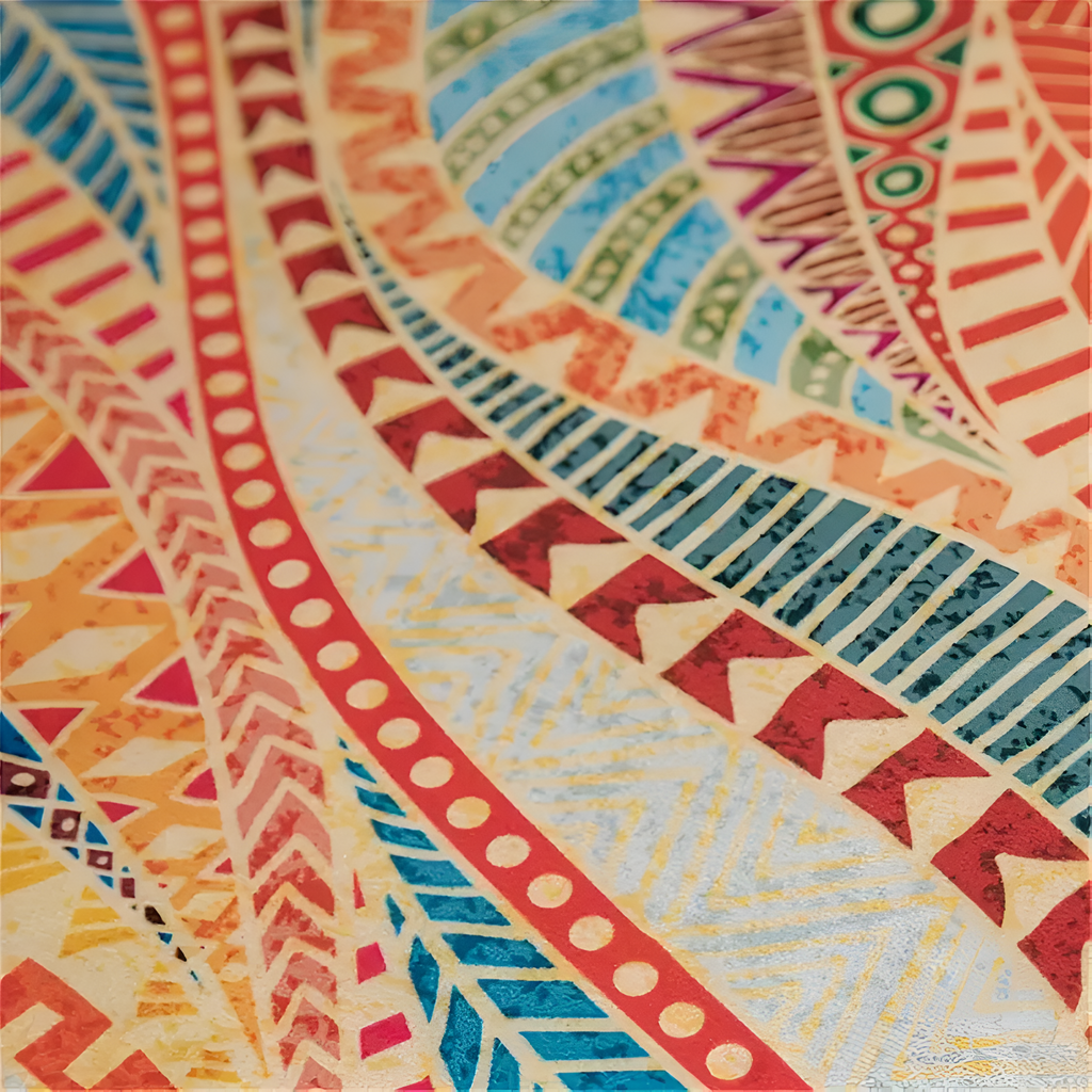 Coussin de sol touffeté vintage