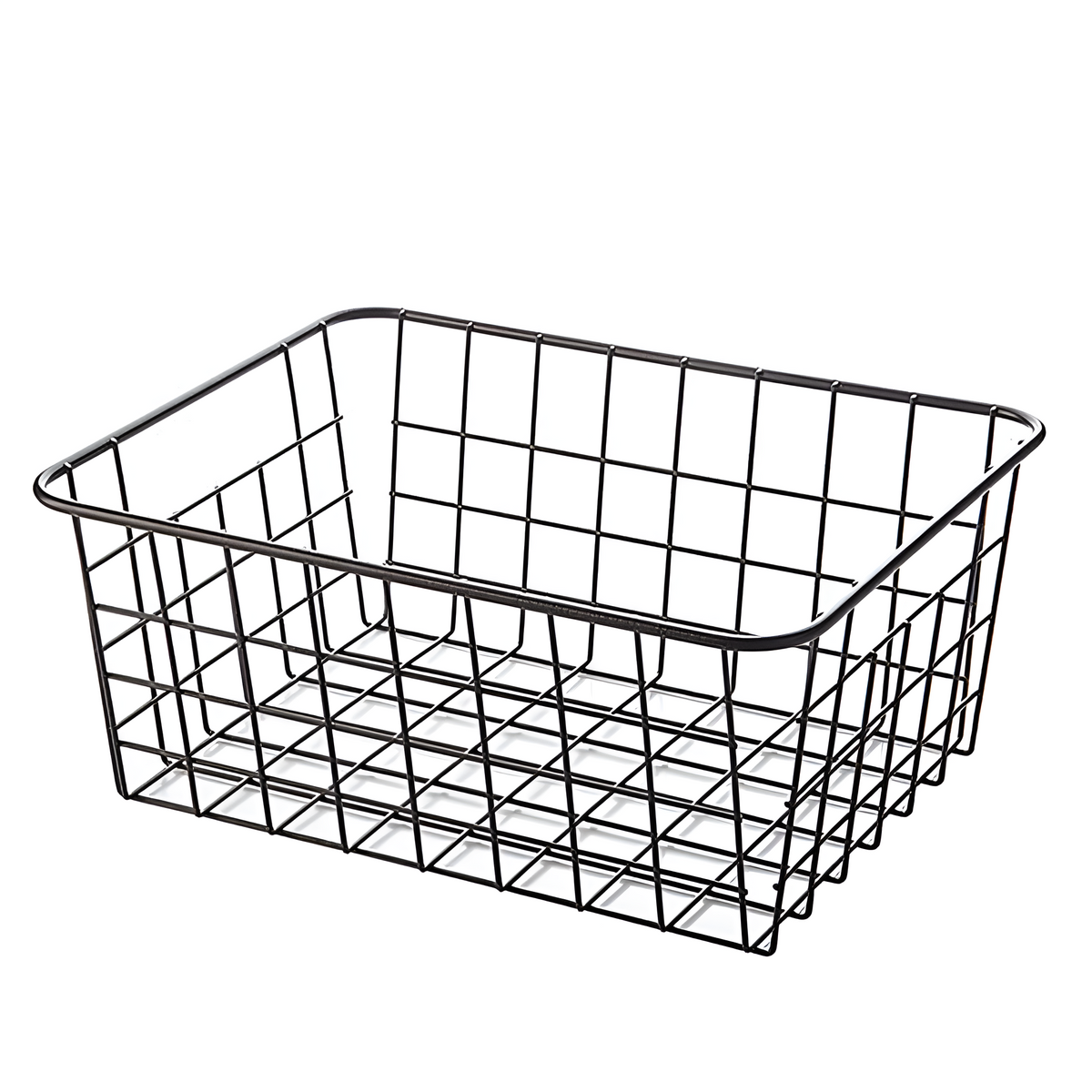 Panier de rangement en fil métallique élégant