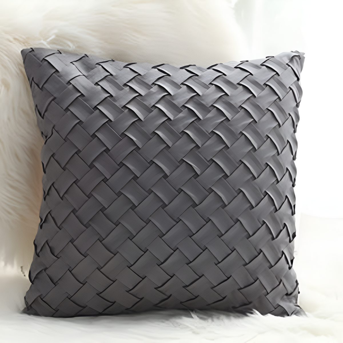 Housses de coussin tissées premium