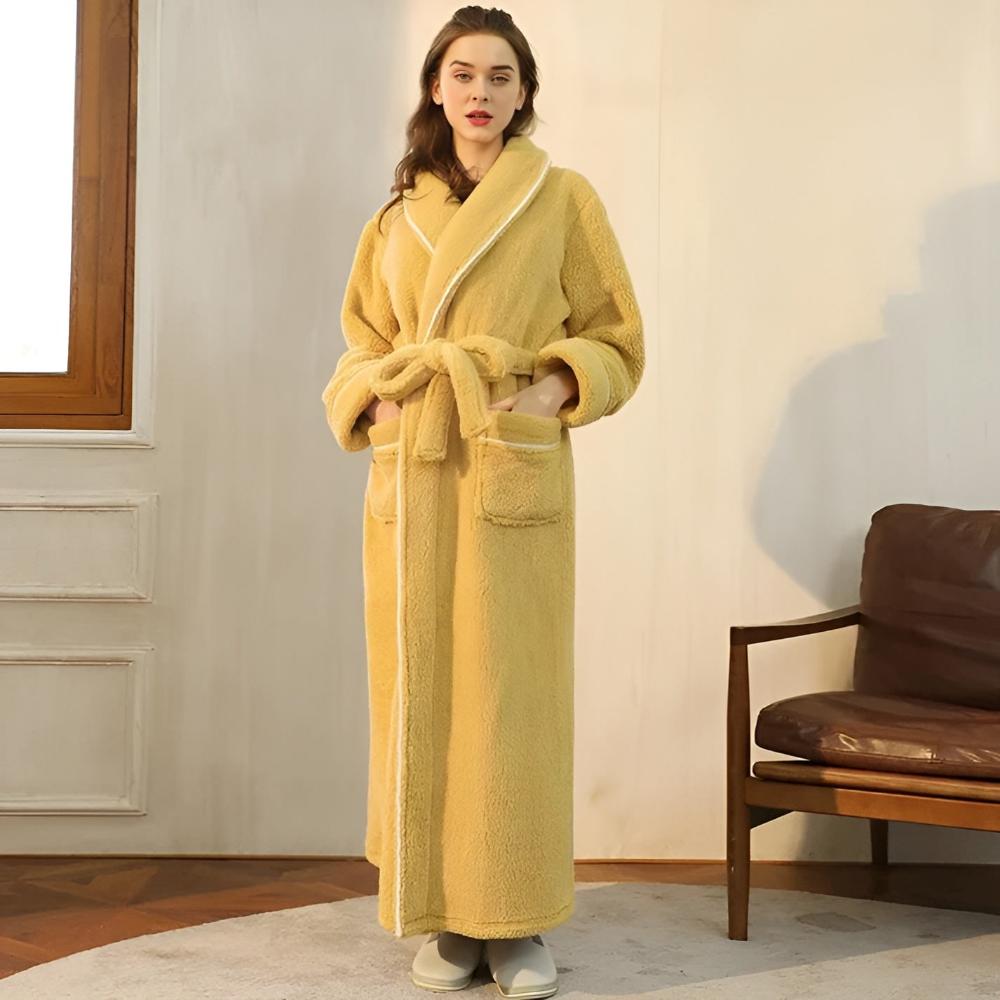 Peignoir sherpa confort
