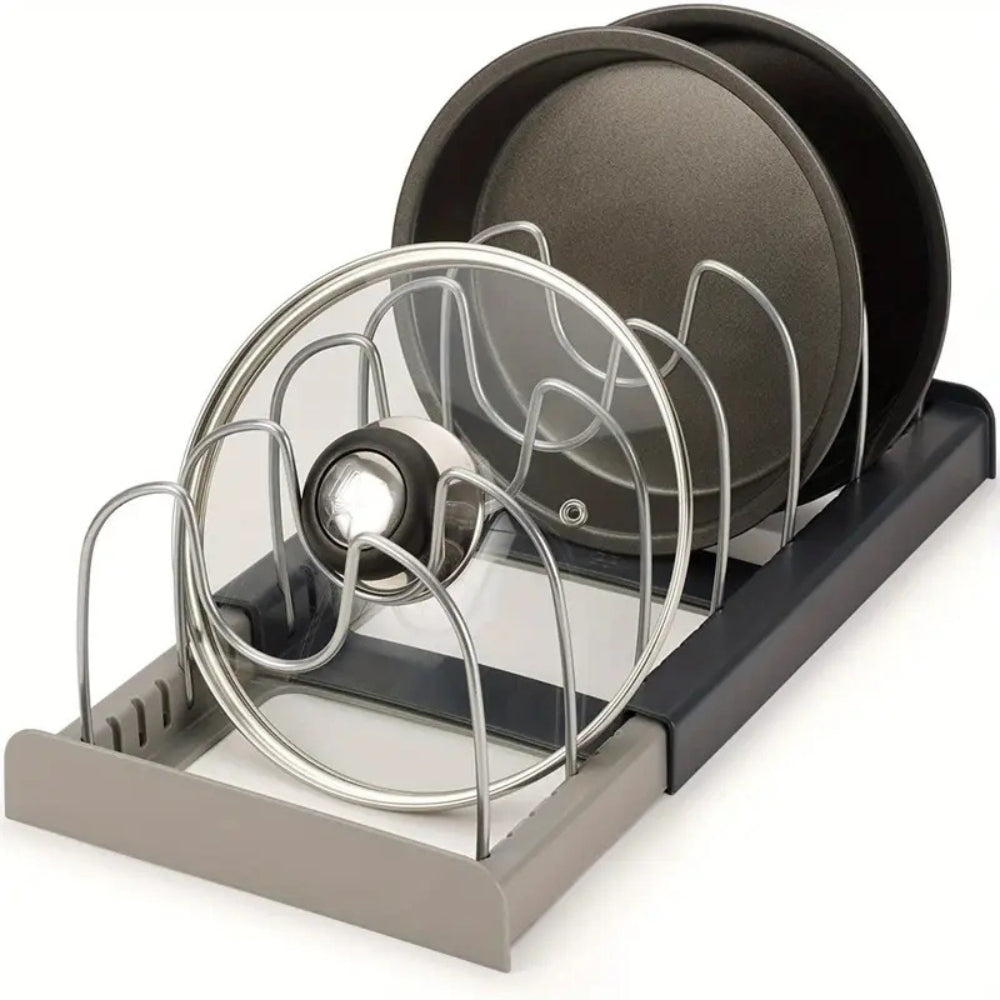 Support extensible pour casseroles et poêles