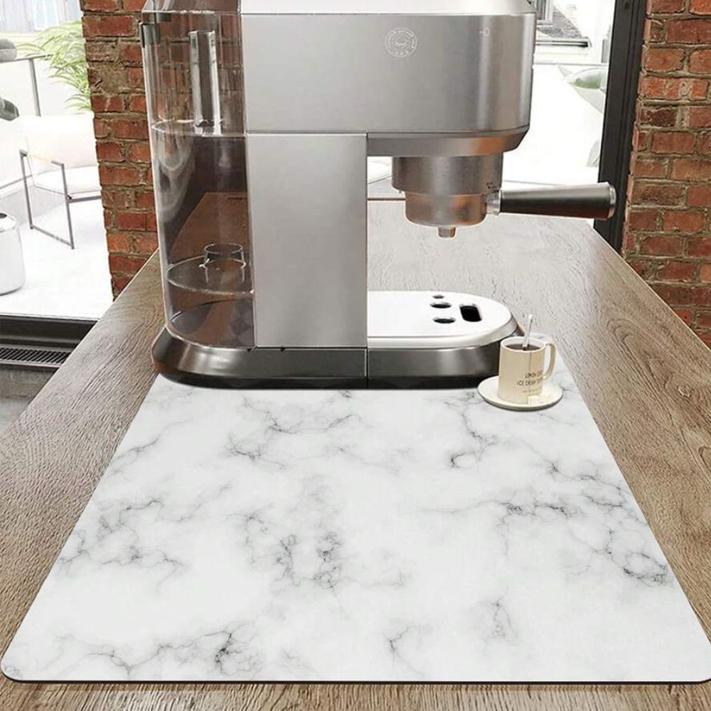 Tapis de séchage vaisselle effet marbre