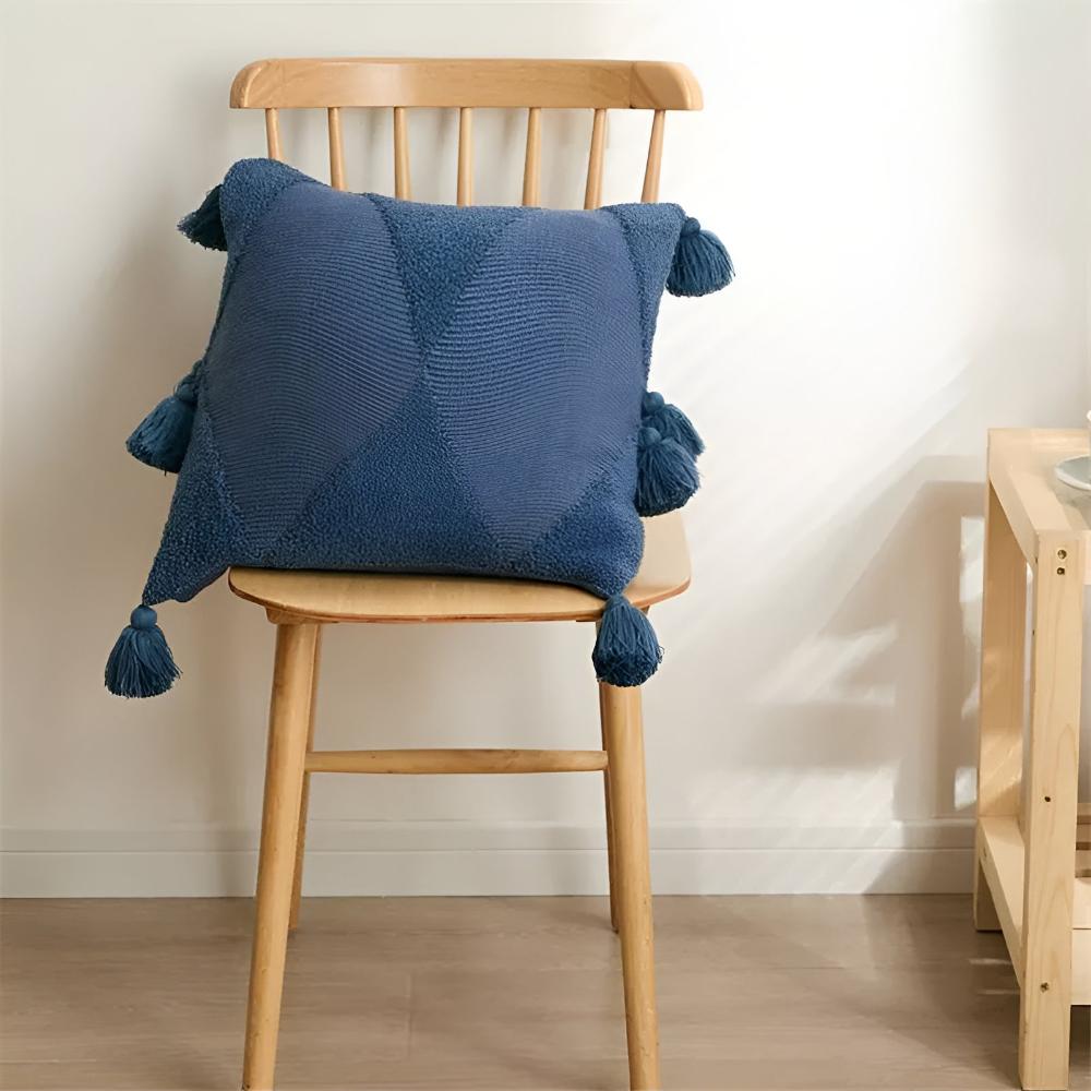 Coussins à pompons