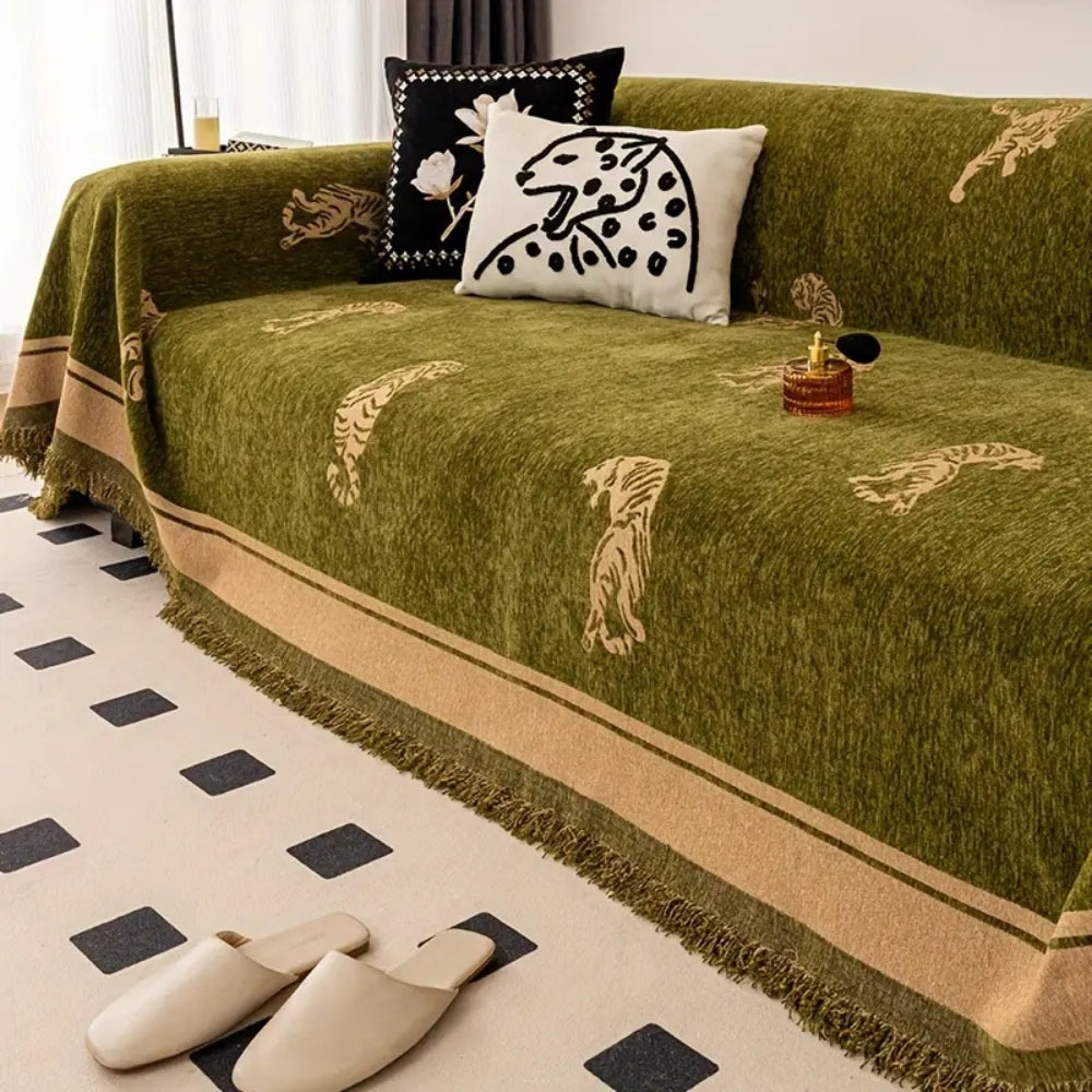 Housse de canapé en chenille Safari Tiger – Ash Safari
