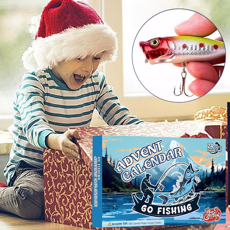 Calendrier de l'Avent Pêche 24 Jours – Coffret d'Accessoires