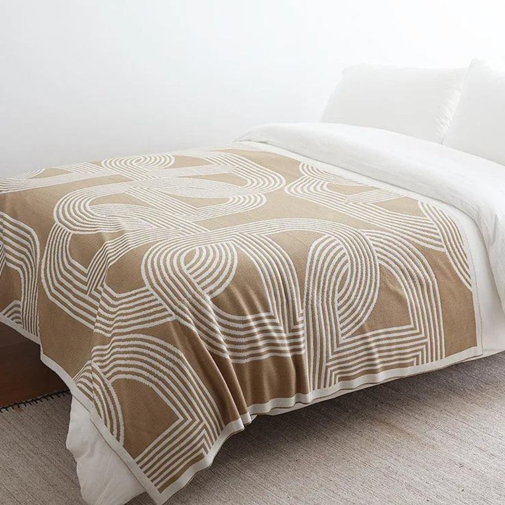 Plaid tricoté Snuggle Maze