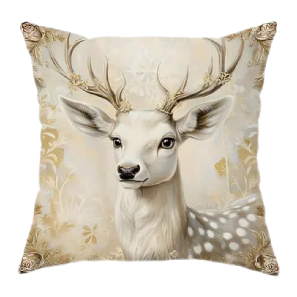 Housses de coussin de Noël en velours doré