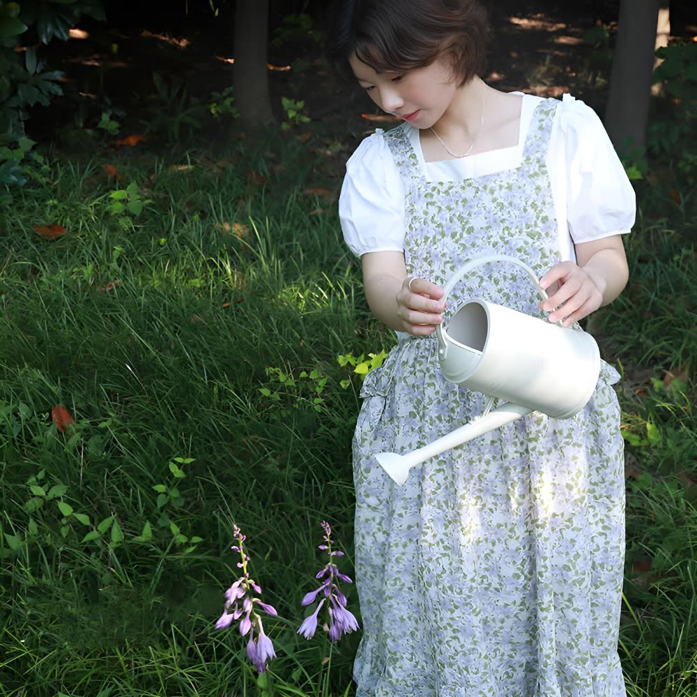 Tablier en coton charme pastoral