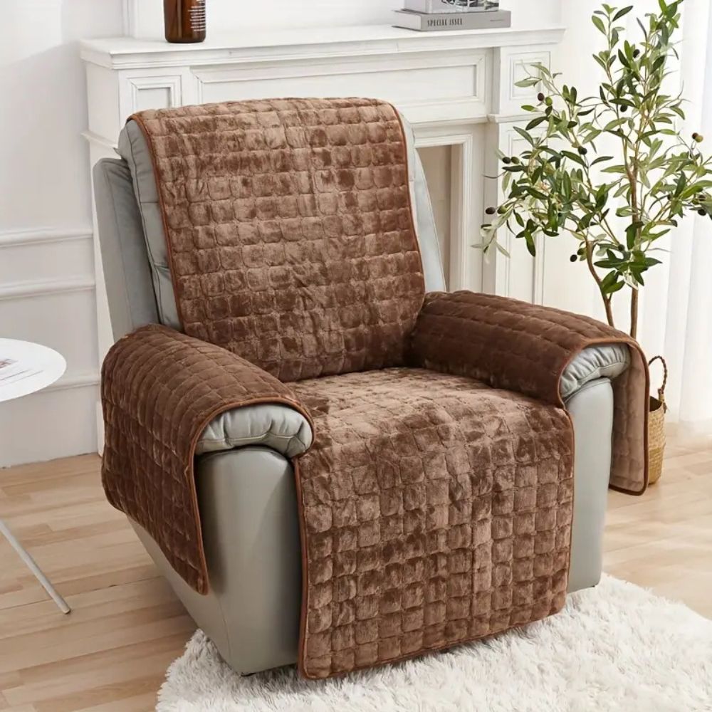 Housse de fauteuil relax Velvet Grid
