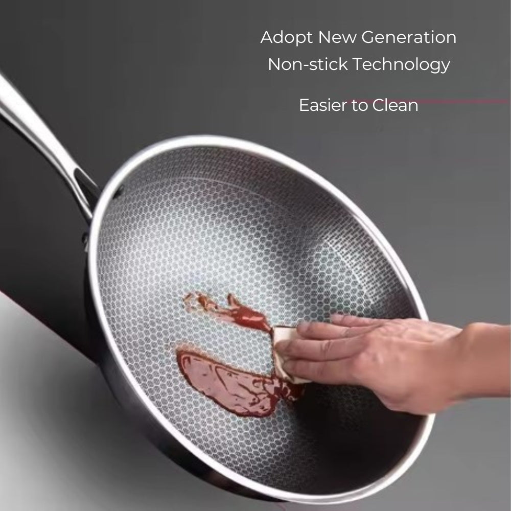 Poêle en inox Titan