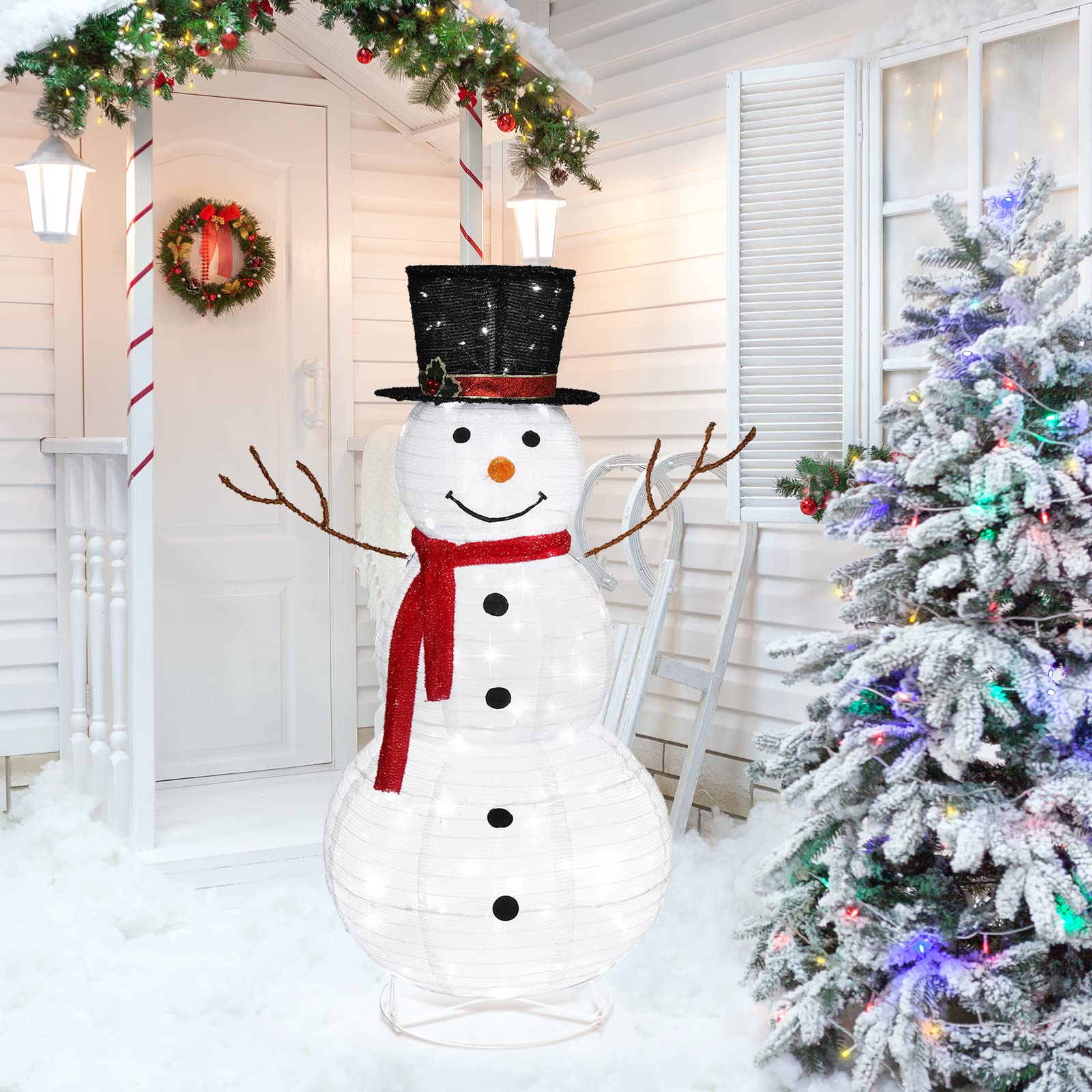 Bonhomme de neige lumineux LED