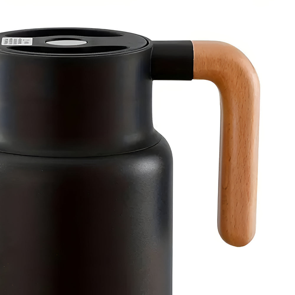 Carafe isotherme à poignée en bois