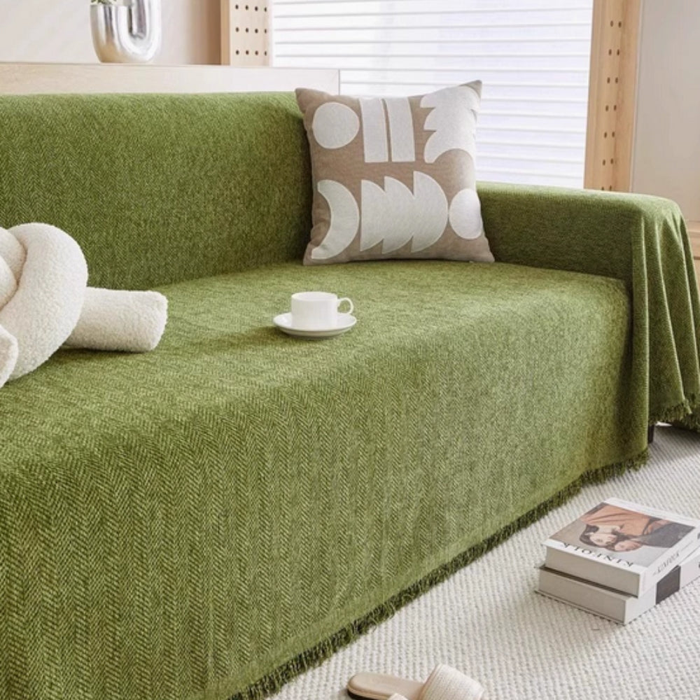Housse de canapé minimaliste – Vert