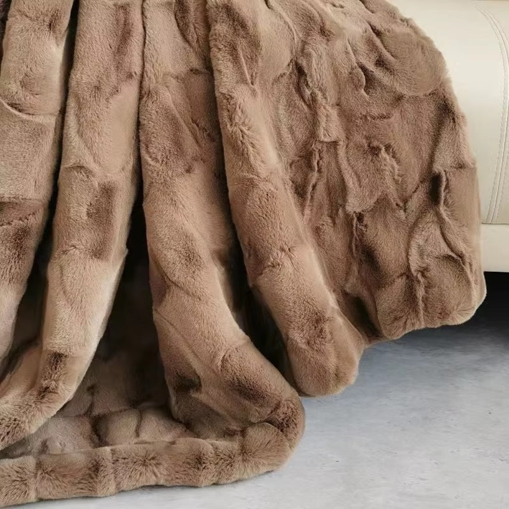 Plaid en fausse fourrure Heavenly Retreat