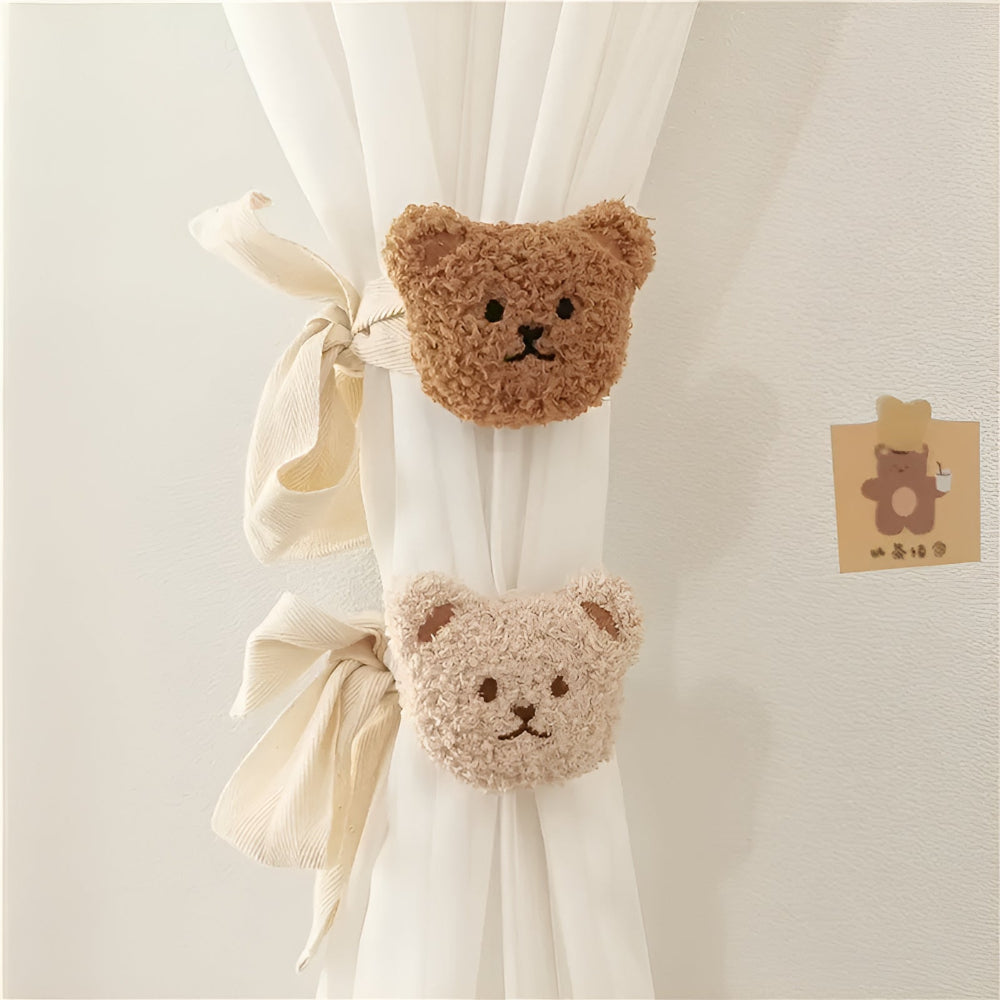 Attaches de rideau ourson – Chocolate Marron