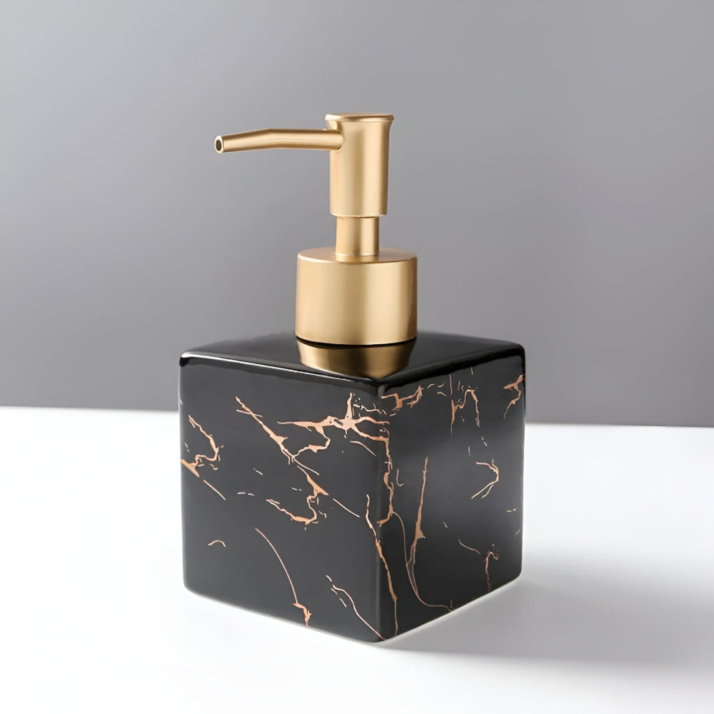 Distributeur de savon effet marbre