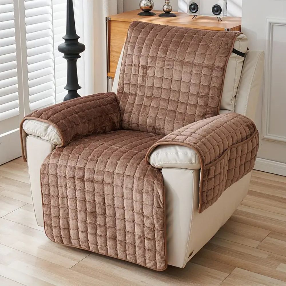 Housse de fauteuil relax Snug Grid – Anthracite Gris