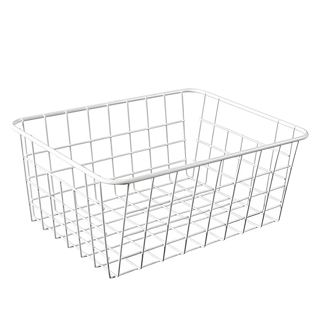 Panier de rangement en fil métallique élégant