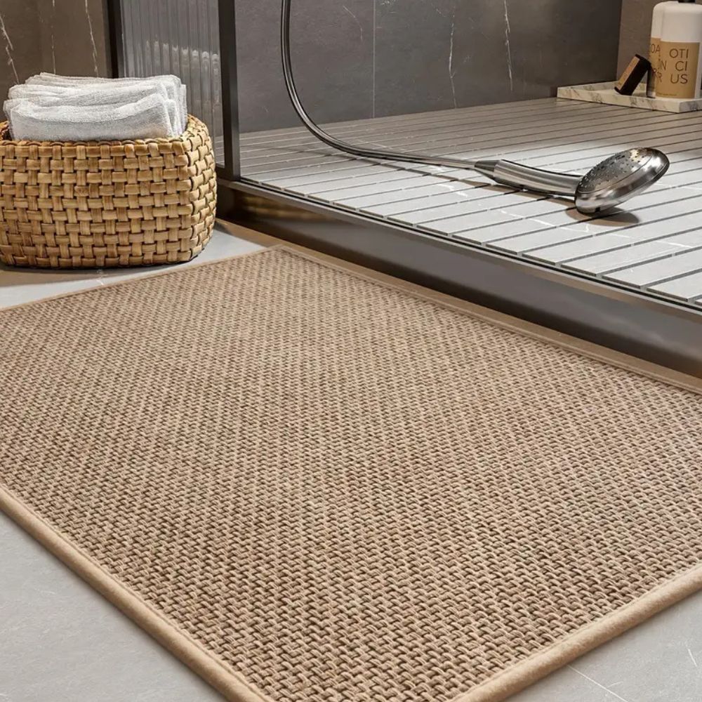 Tapis de bain antidérapant tressé Braided Comfort