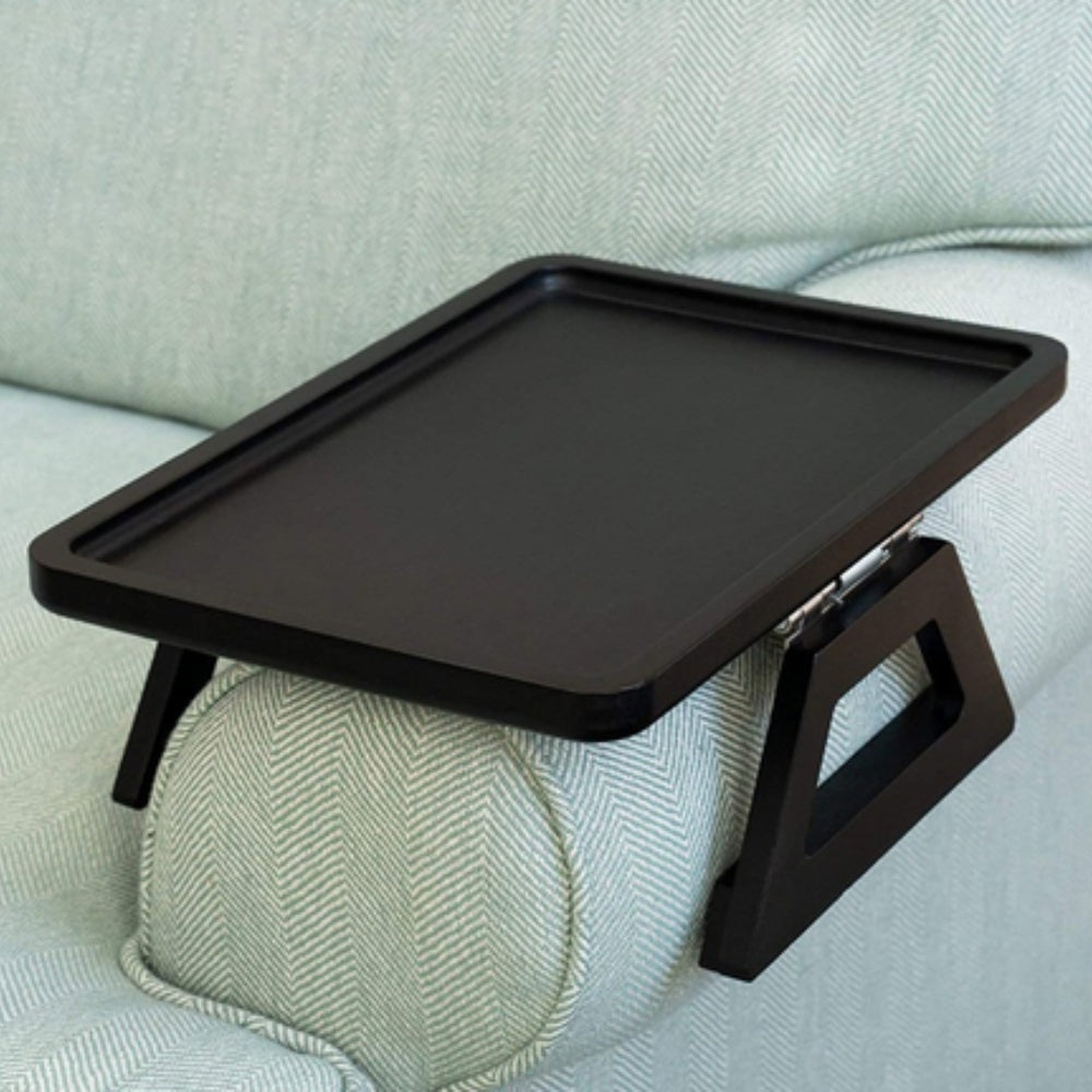 Tablette d'accoudoir réglable en bambou