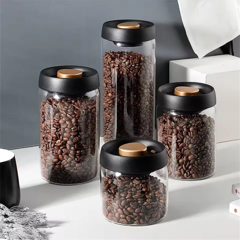 Boîte à café hermétique sous vide