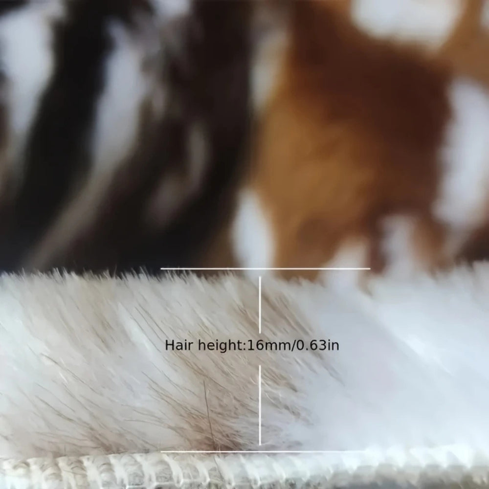 Tapis moelleux en fausse fourrure Auredeer