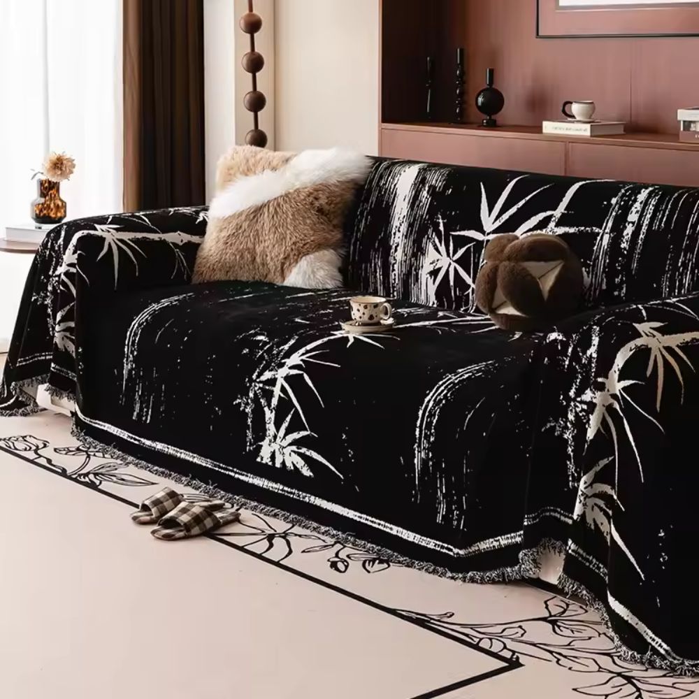 Housse de canapé Bamboo Whisper – Marron