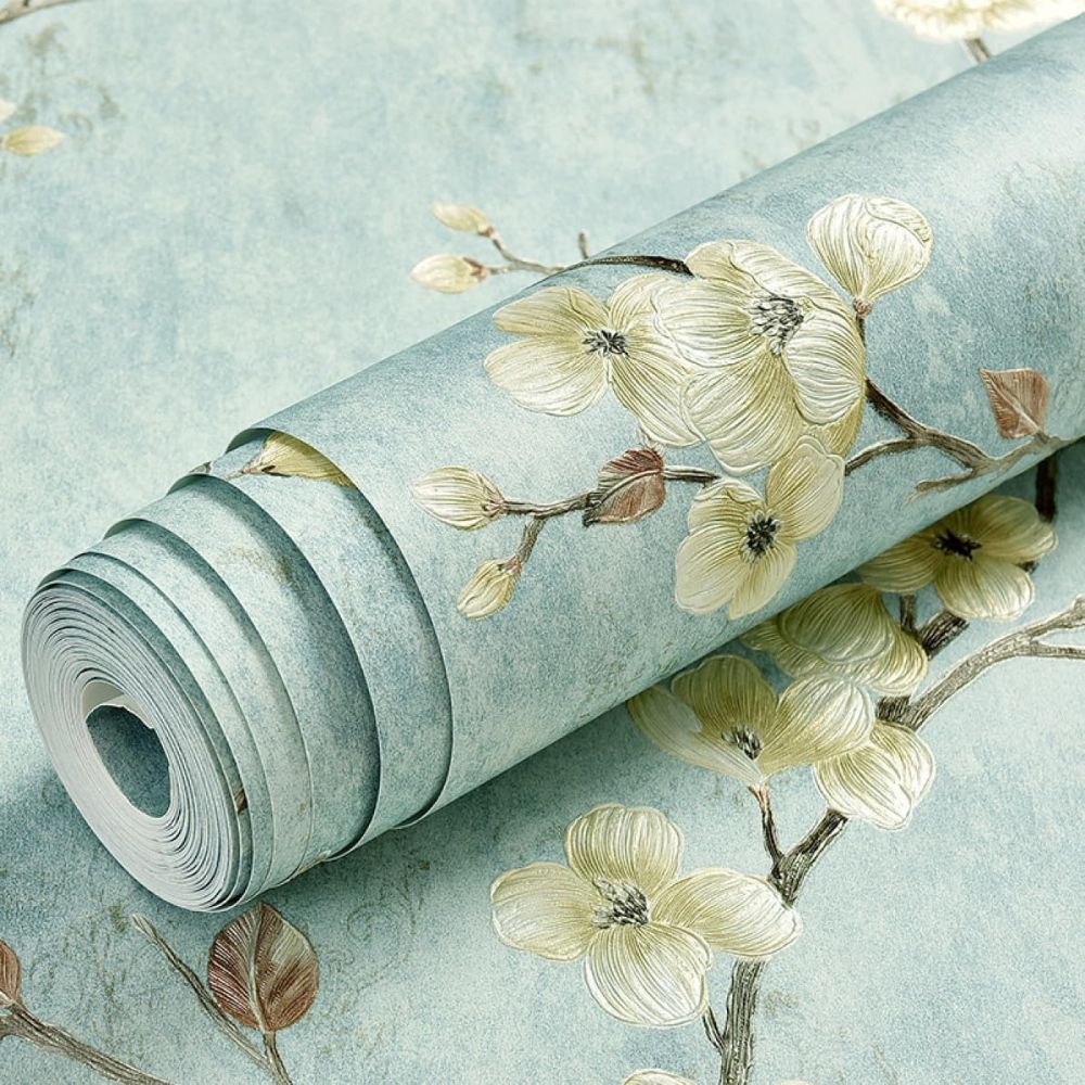Papier peint adhésif fleuri