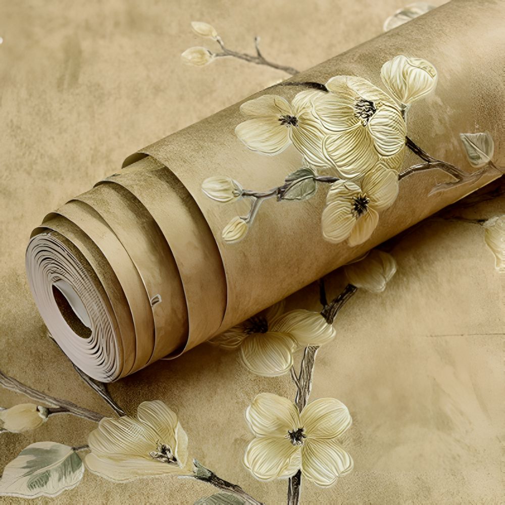 Papier peint adhésif fleuri
