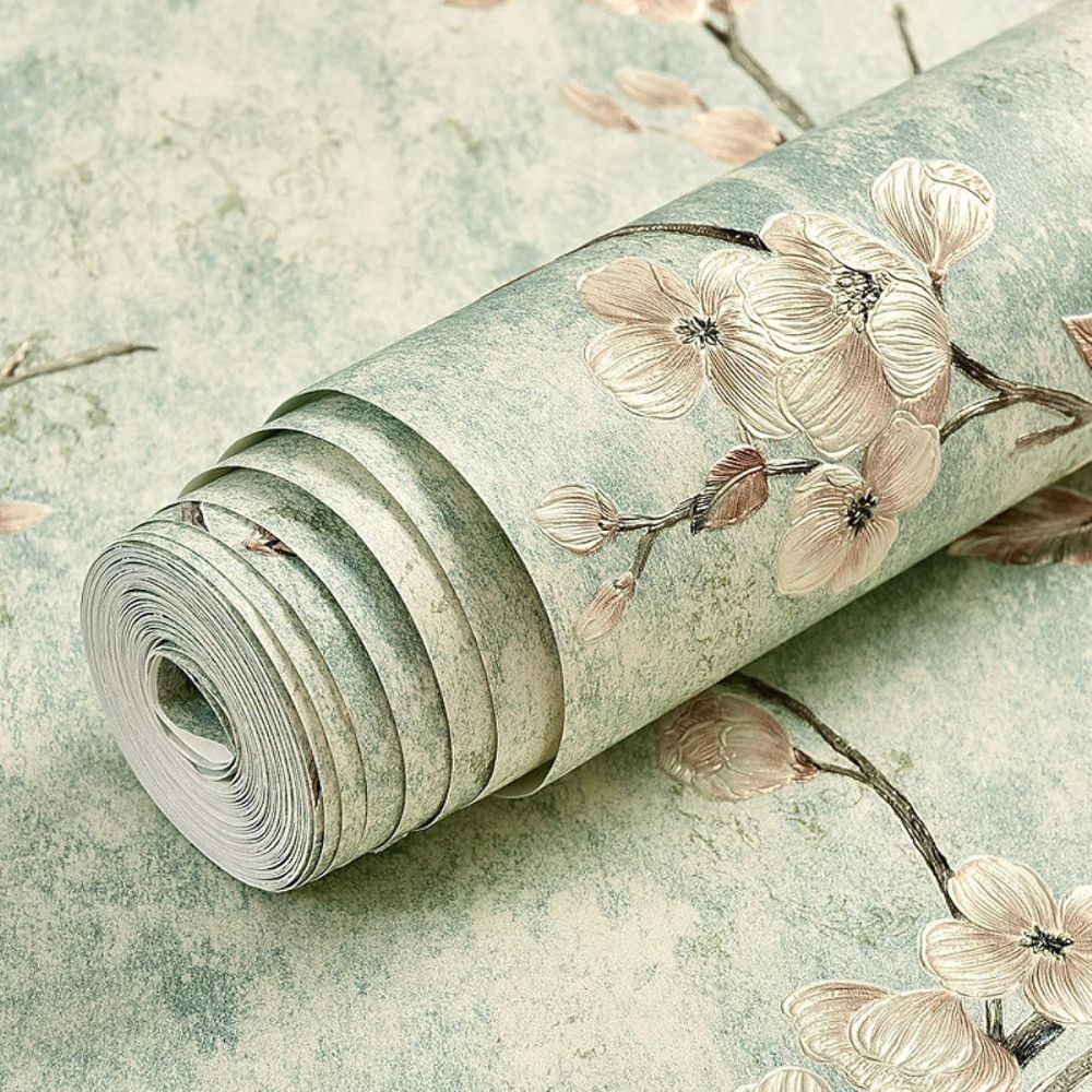 Papier peint adhésif fleuri