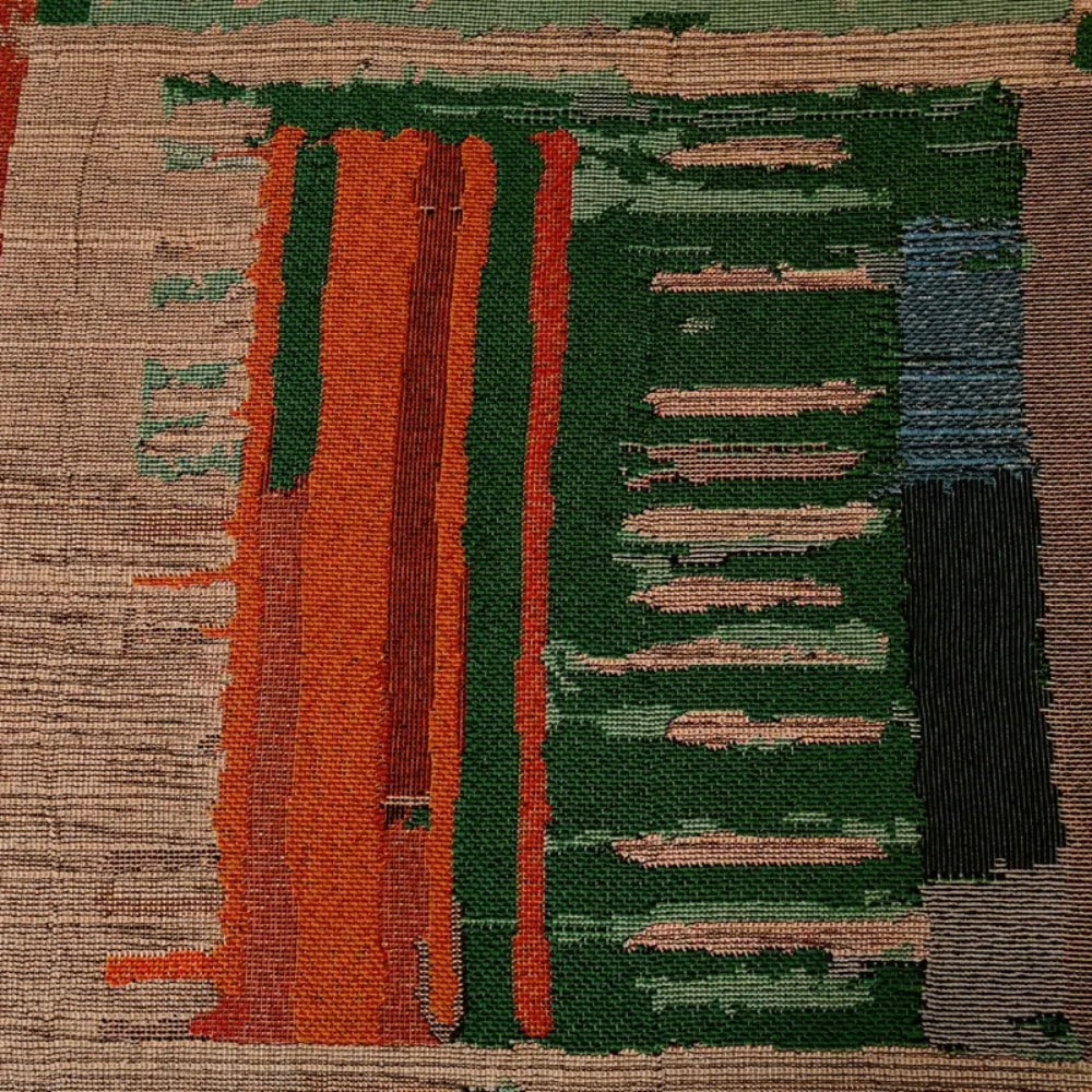 Housse de canapé géométrique bohème rustique
