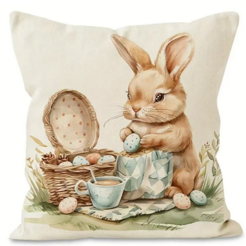 Housses de coussin de Pâques Bubboo lapins