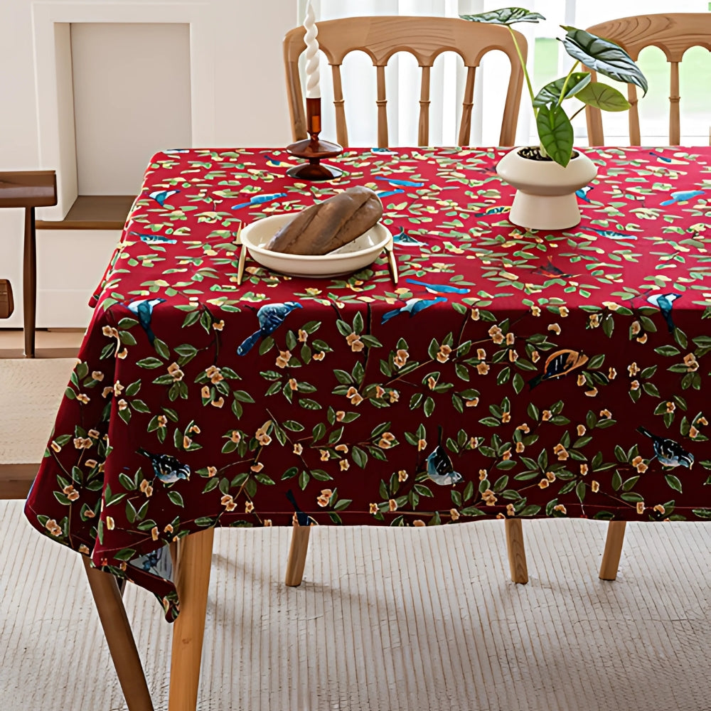 Nappe Lavish Heritage fleurs et oiseaux