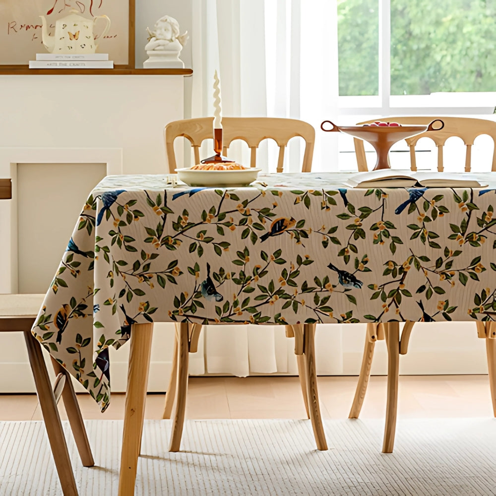 Nappe Lavish Heritage fleurs et oiseaux