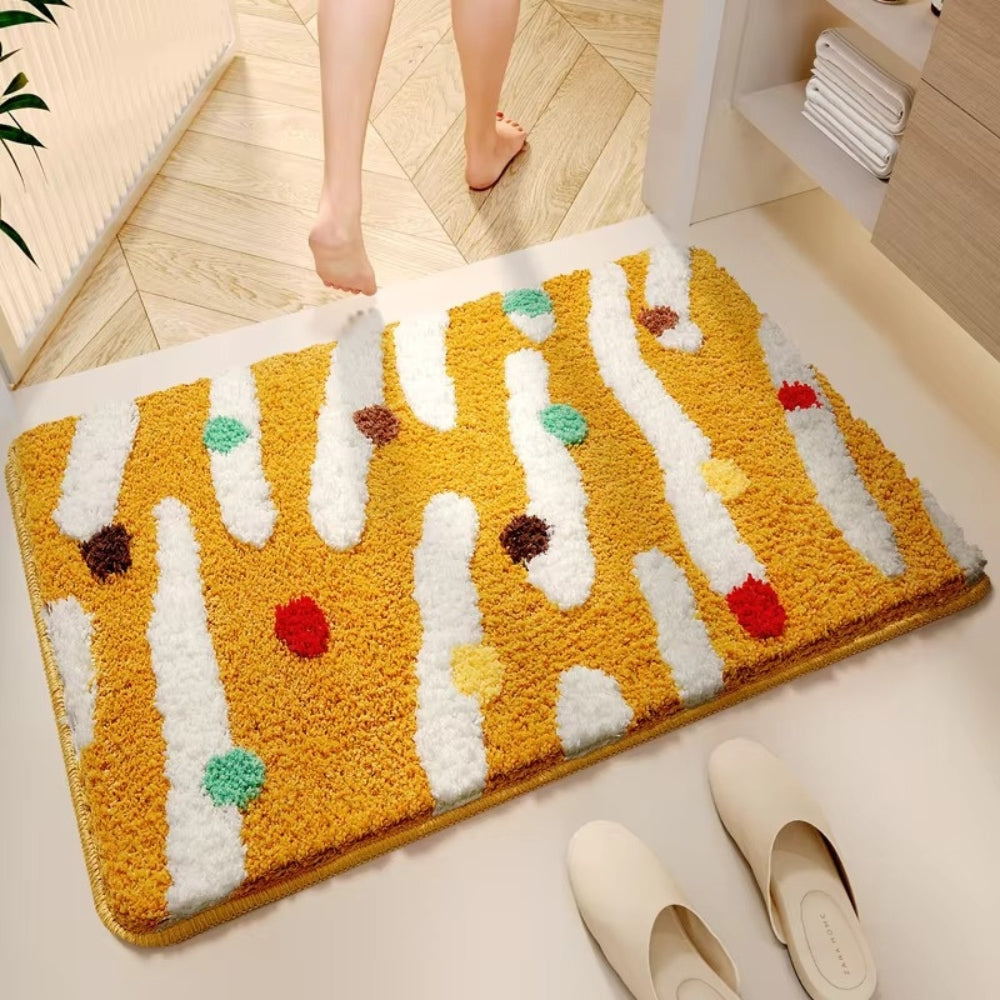 Tapis de bain couleurs bonbon – Lavande Bloom