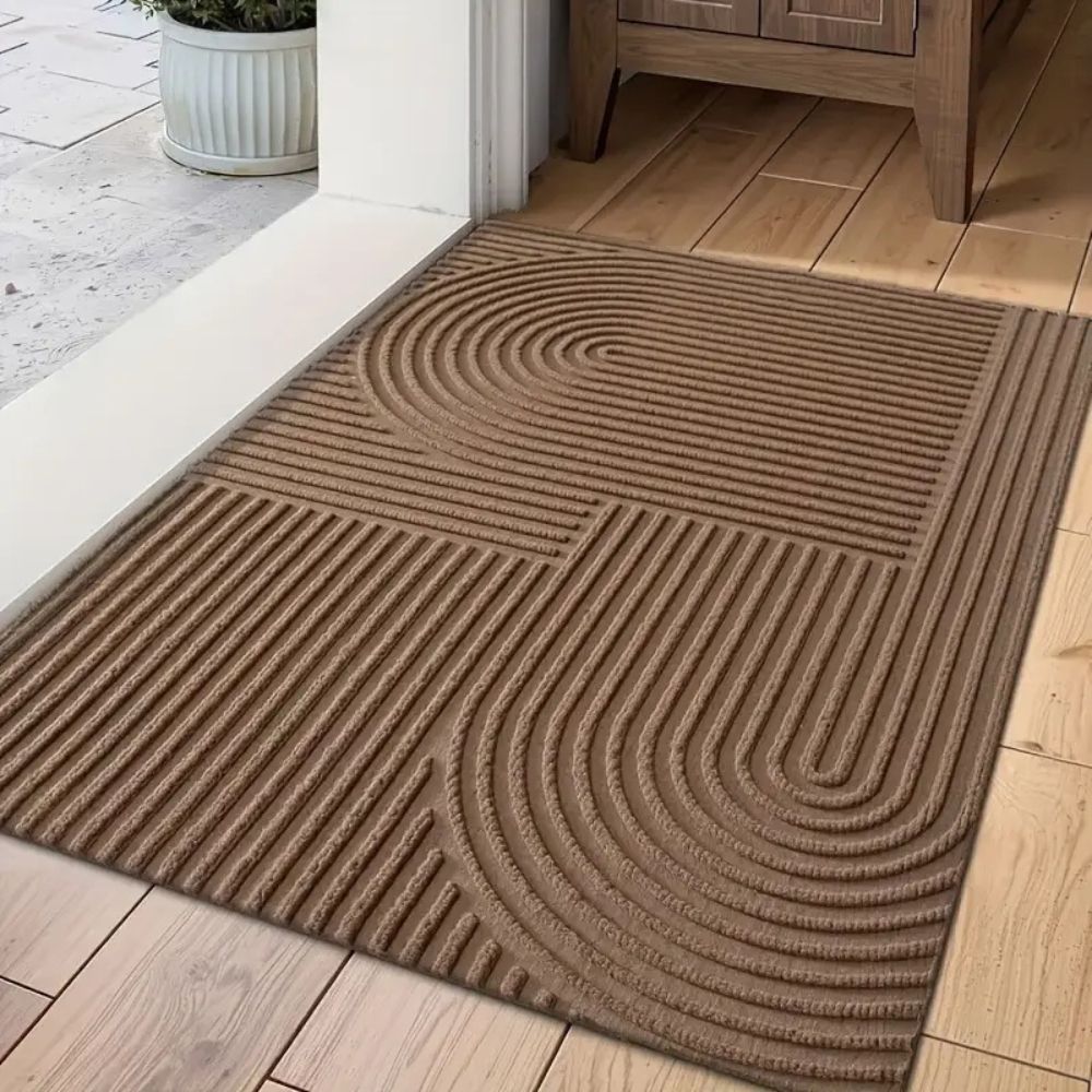 Paillasson à lignes courbes – Anthracite Shade
