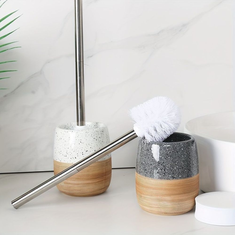 Set brosse WC et support élégant – Anthracite Pierre