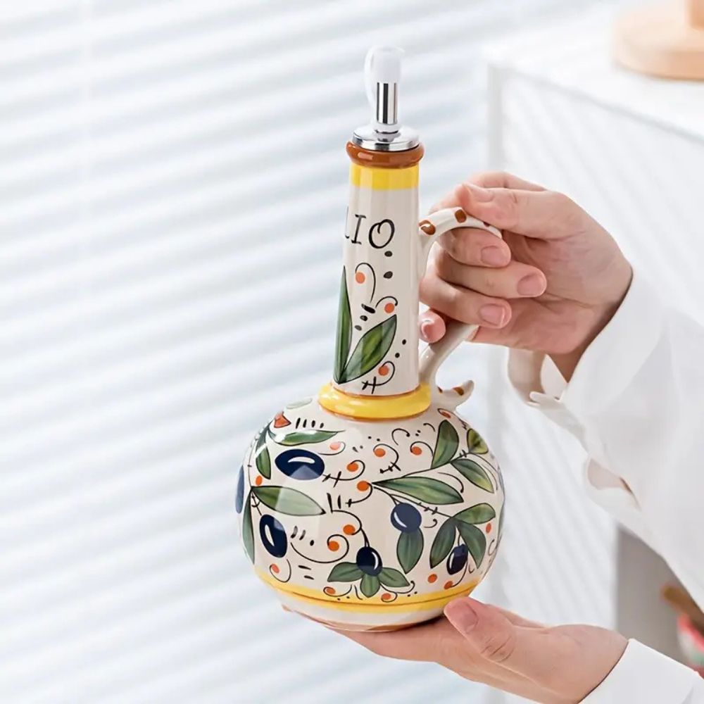 Flacon verseur d'huile en céramique Ceramico