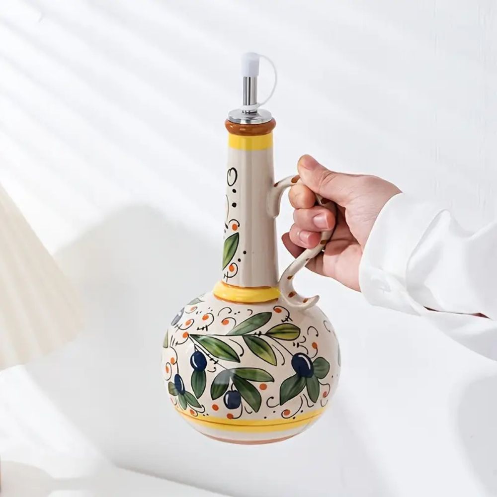Flacon verseur d'huile en céramique Ceramico