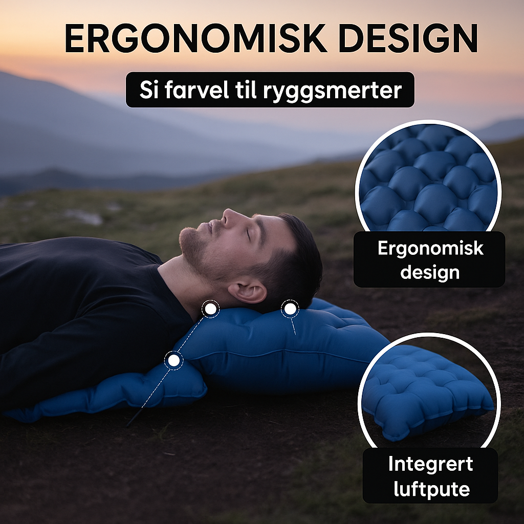 Matelas Gonflable Ultraléger PRO – Nordpad pour Camping & Randonnée
