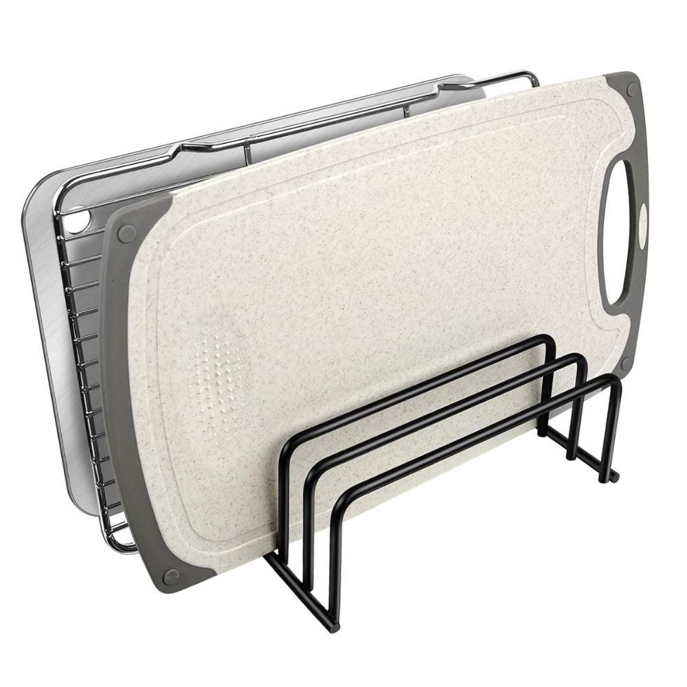 Support de rangement pour planches à découper en acier