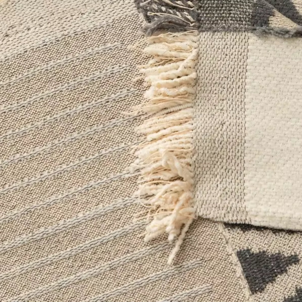 Housse de canapé en chenille à chevrons