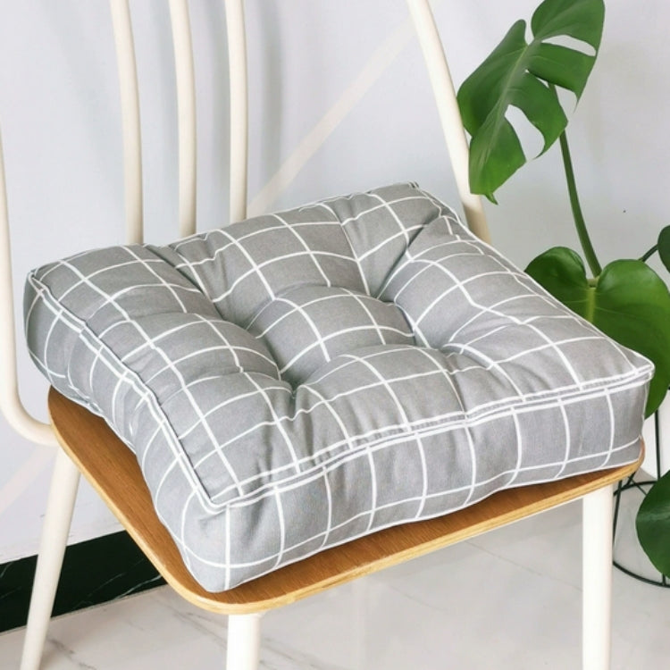 Galette de chaise carrée bohème classique