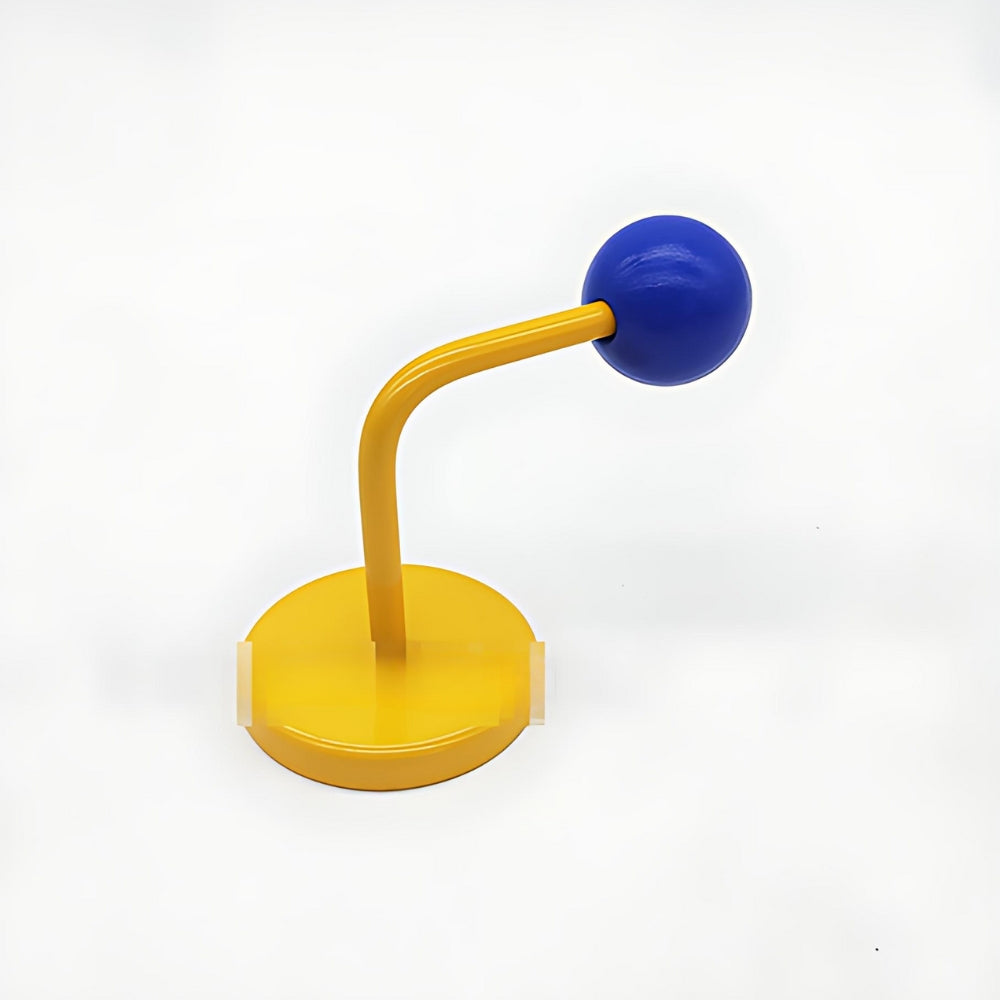 Patères magnétiques boules colorées en bois