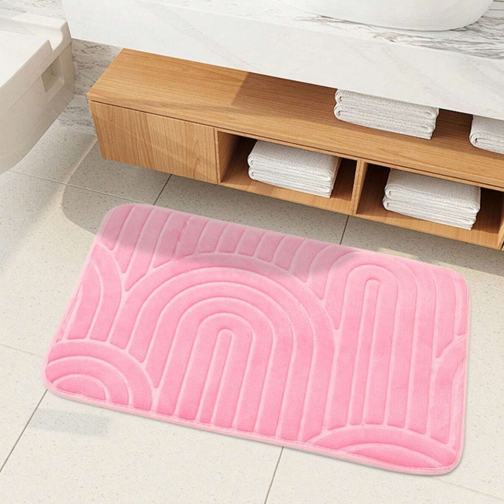 Tapis de bain cachemire arches concentriques